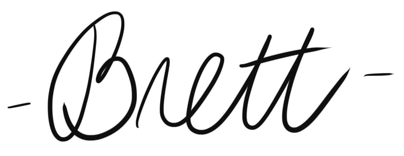 Brett's signature